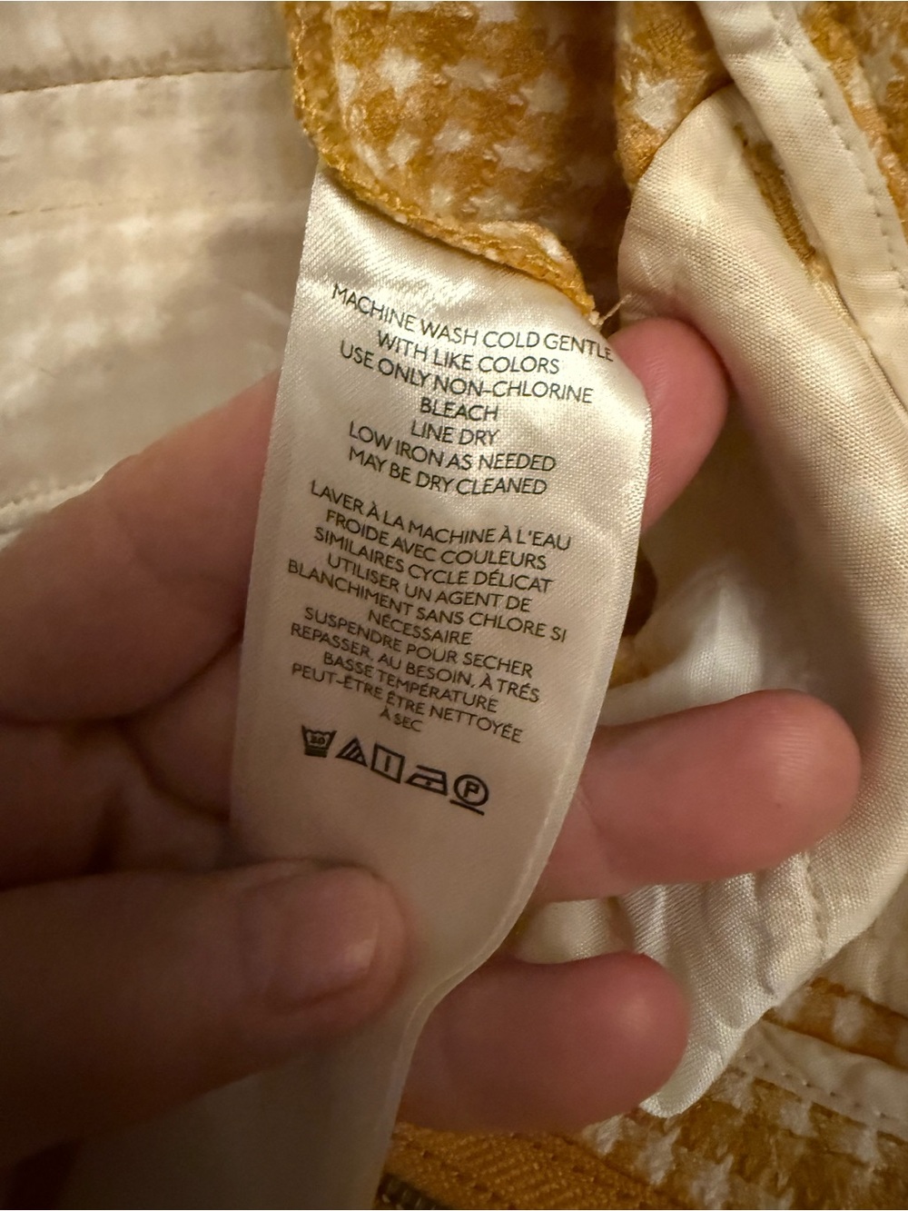 Anthropologie Maeve  yellow and white gingham plaid trousers .8 - Picture 11 of 15
